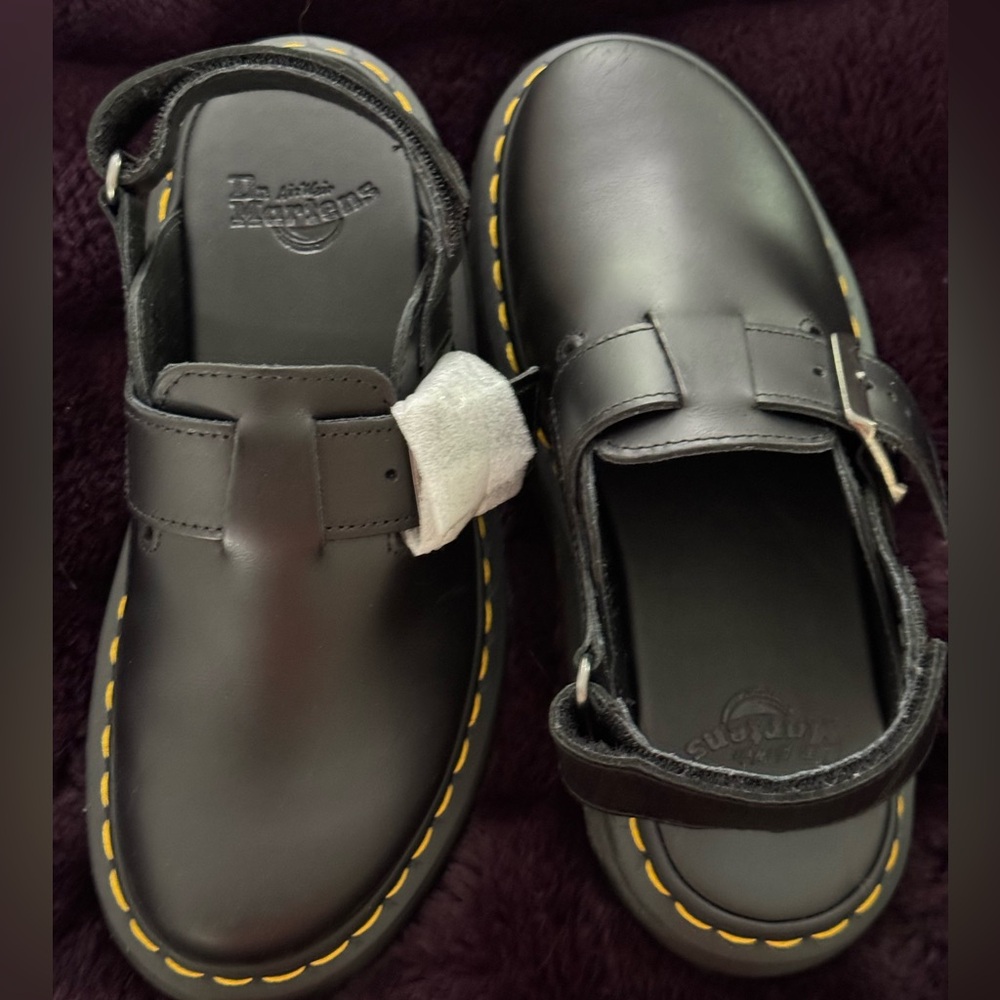 Brand New Dr. Martens Jorge II Leather Slingback Mule.  Women's size 5 - Picture 3 of 6